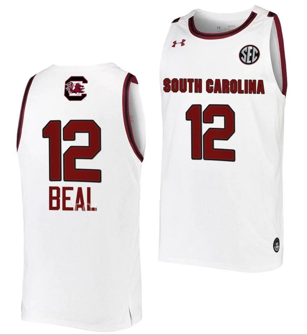 Brea Beal Jersey South Carolina Gamecocks College Basketball White #12 by My store basketball