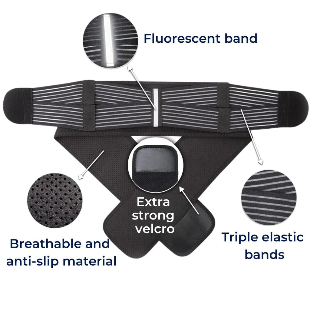 AlignEase Hip-Up Pelvis Correction Belt | Comfortable and Effective - for Pelvic Alignment - Posture Support - Pain Relief and Enhanced Mobility Bowlift by Bowlift