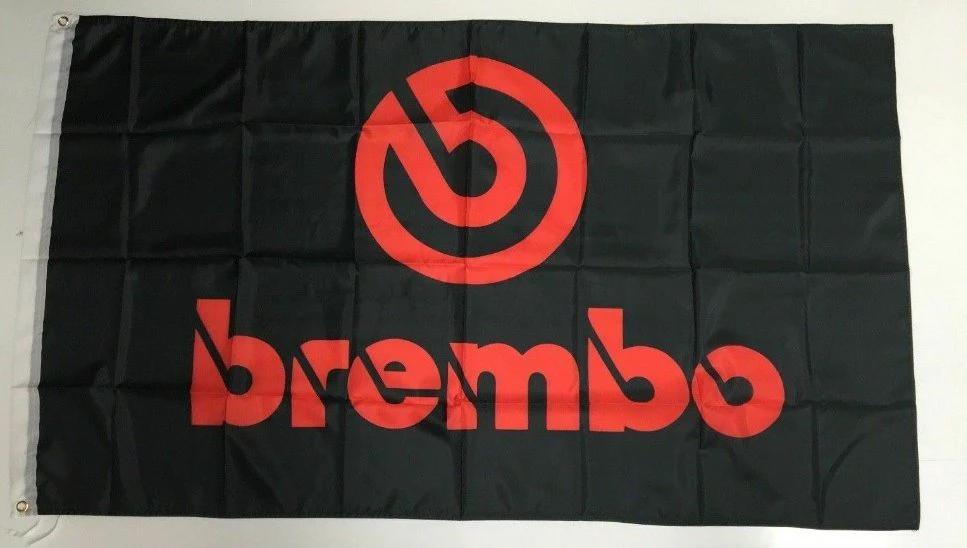 Brembo Style 1 Banner Flag Parts Brake Disc Pad Accessories Car Racing Mechanic 3x5ft by flagsjustdoit