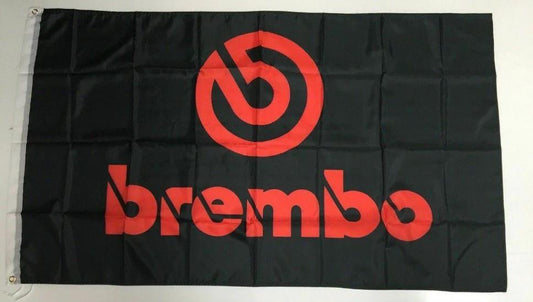 Brembo Style 1 Banner Flag Parts Brake Disc Pad Accessories Car Racing Mechanic 3x5ft by flagsjustdoit