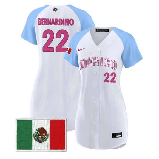 Brennan Bernardino Jersey #22 Mexico 2026 World Baseball Dress Stitched by My Store