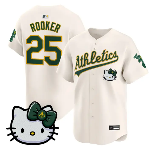 Brent Rooker Jersey #25 Athletics Hello Kitty Vapor Premier Stitched by My Store