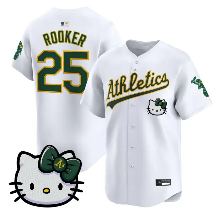 Brent Rooker Jersey #25 Athletics Hello Kitty Vapor Premier Stitched by My Store