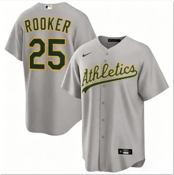 Brent Rooker Jersey #25 Athletics Vapor Premier Limited All Stitched by My Store