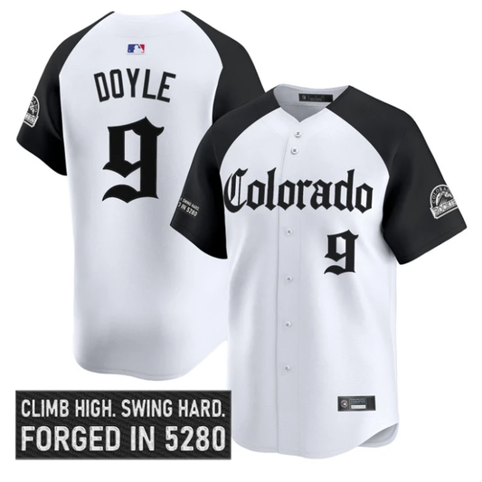 Brenton Doyle Jersey #9 Colorado Rockies Gothic Mile High Shadows Edition by My Store