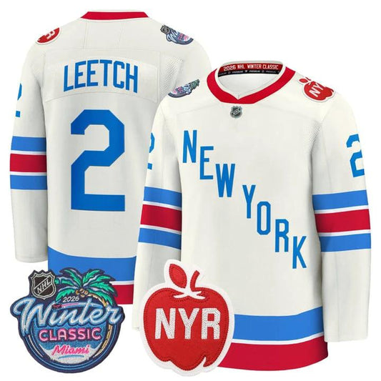 Brian Leetch Jersey #2 New York Rangers 2026 Winter Classic Premium Stitched by Hockey David