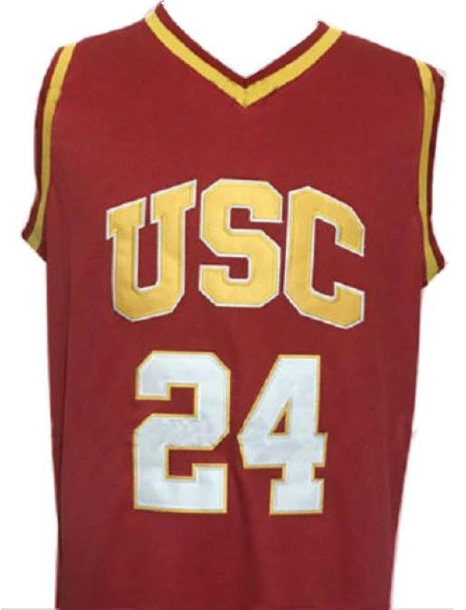 Brian Scalabrine Jersey #24 Usc College Basketball Sewn Maroon by My store basketball