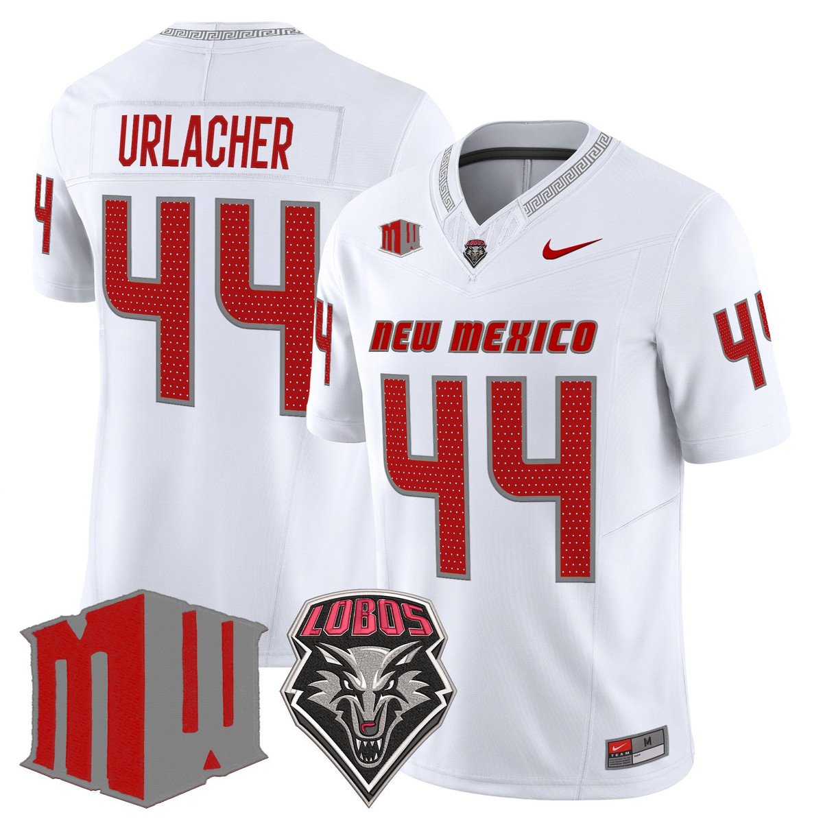 Brian Urlacher Jersey #44 New Mexico Lobos 2025 Vapor Limited Stitched by My Store NCAA Football Jerseys