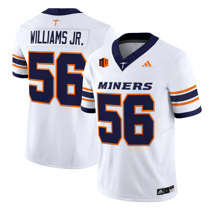 Brian Williams Jr Jersey #56 UTEP Miners 2016 Vapor Limited Stitched