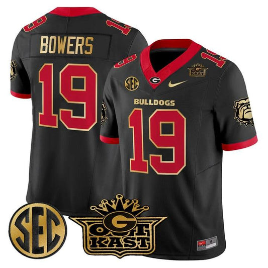 Brock Bowers Jersey #19 Outkast x Georgia Bulldogs Limited Stitched by My Store NCAA Football Jerseys