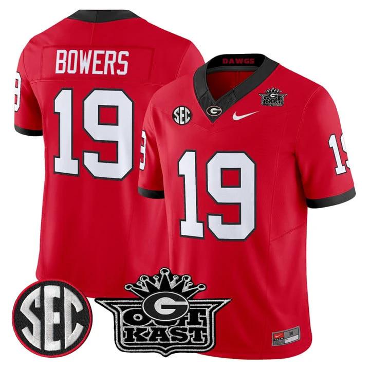 Brock Bowers Jersey #19 Outkast x Georgia Bulldogs Limited Stitched by My Store NCAA Football Jerseys