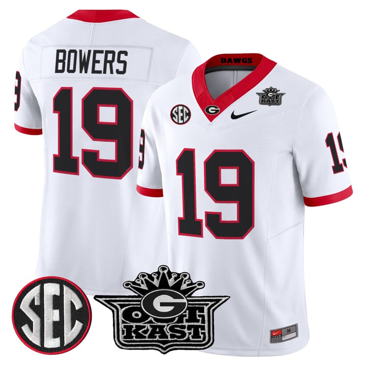 Brock Bowers Jersey #19 Outkast x Georgia Bulldogs Limited Stitched by My Store NCAA Football Jerseys