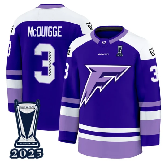 Brooke McQuigge Jersey #3 Minnesota Frost 2025 PWHL Champions Premium Stitched by Hockey David