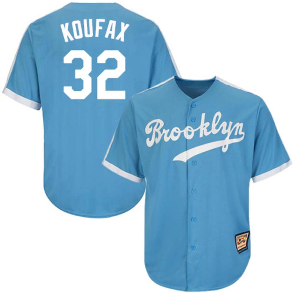 Brooklyn Dodgers Kirk Gibson Blue Throwback Jersey by My Store