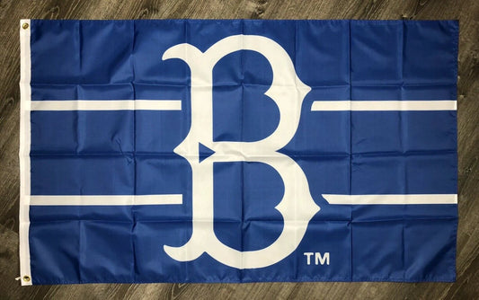 Brooklyn Dodgers Retro Style Flag 3x5 ft Sports Banner Man-Cave Garage by flagsjustdoit