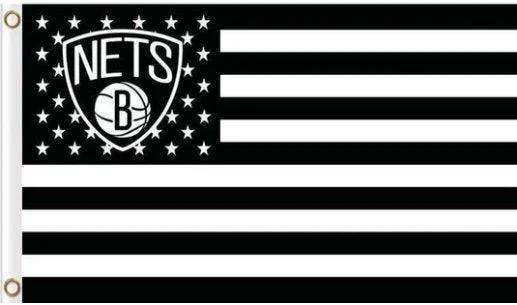 Brooklyn Nets Flag 3X5Ft Polyester Banner USA Digital Print by flagsjustdoit