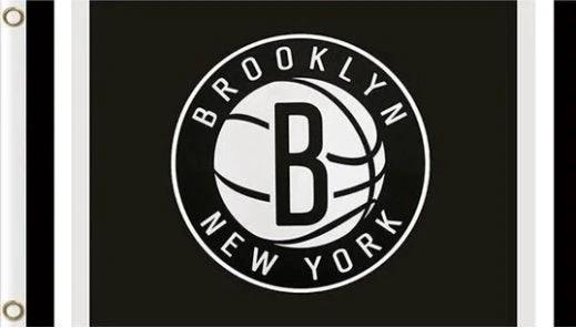 Brooklyn Nets US Sport Black Flag 3X5Ft Polyester Banner USA Digital Print by flagsjustdoit