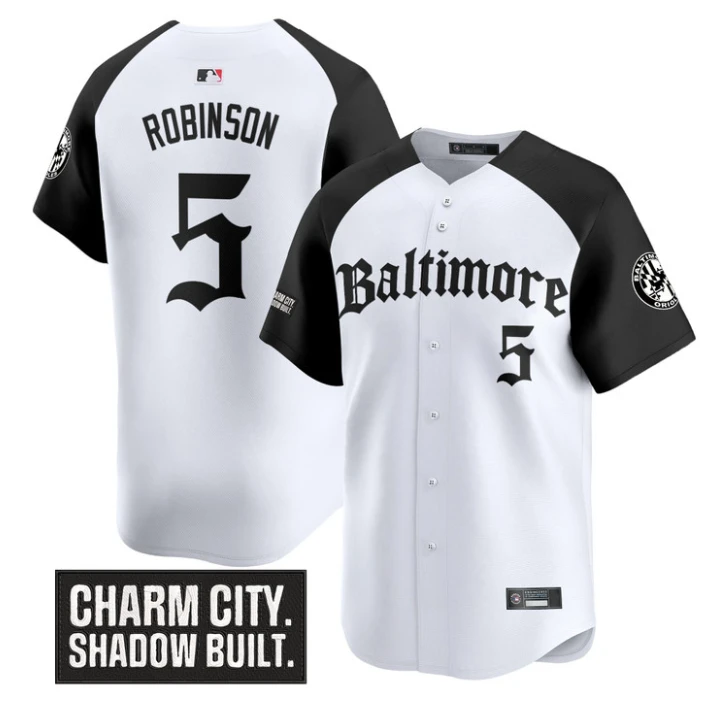 Brooks Robinson Jersey #5 Baltimore Orioles Gothic Harbor Edition Alternate by My Store