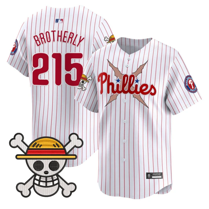 Brotherly Jersey #215 Philadelphia Phillies One Piece 2025 Stitched Stripes by My Store