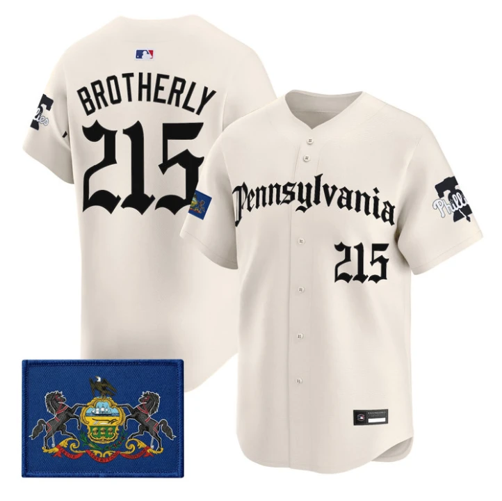 Brotherly Jersey #215 Phillies Pennsylvania Gothic Edition Stitched by My Store
