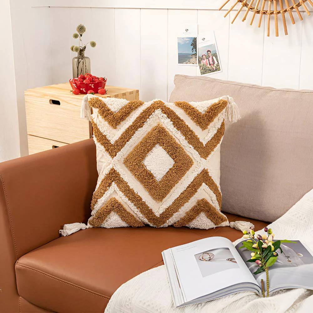 Casablanca Tufted Cushion Cover by Casa & Beyond