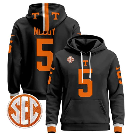 Bru McCoy Hoodie #5 Tennessee Volunteers Pullover Stitched by Hoodie Pullover