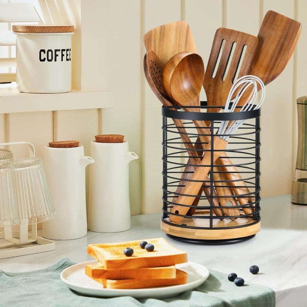 Brunn Kitchen Utensil Holder Organizer by Casa & Beyond