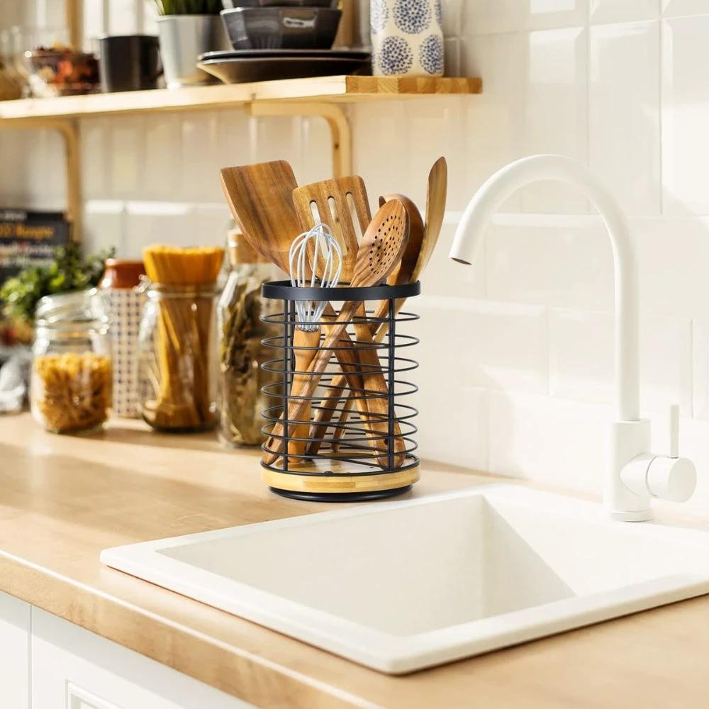 Brunn Kitchen Utensil Holder Organizer by Casa & Beyond