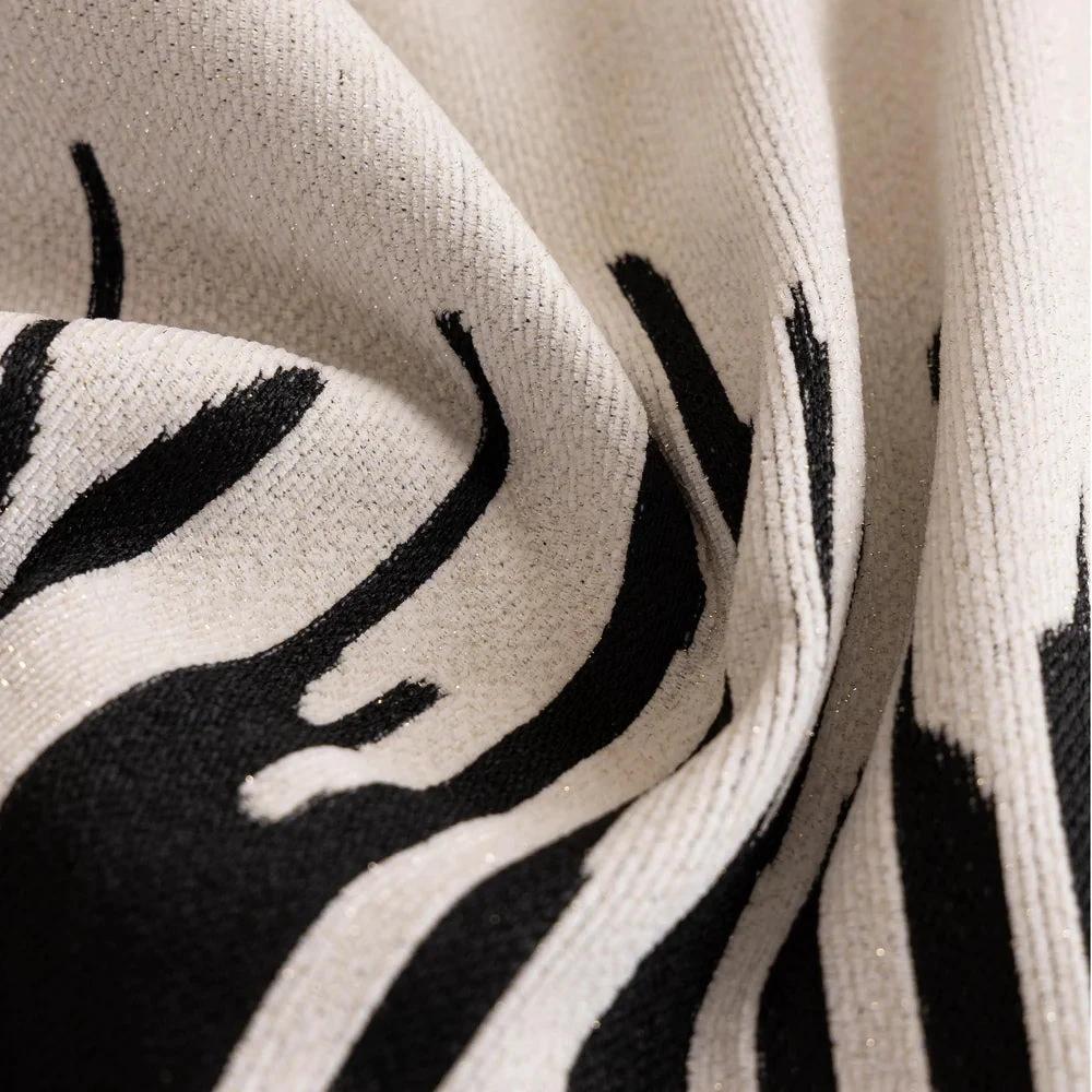 Brushstroke Vertical Pattern Chenille Sofa Cover by Casa & Beyond
