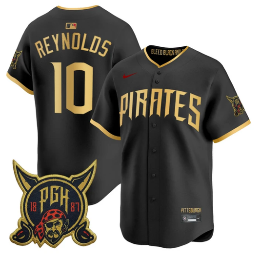 Bryan Reynolds Jersey #10 Pittsburgh Pirates 2026 City Connect Stitched by My Store