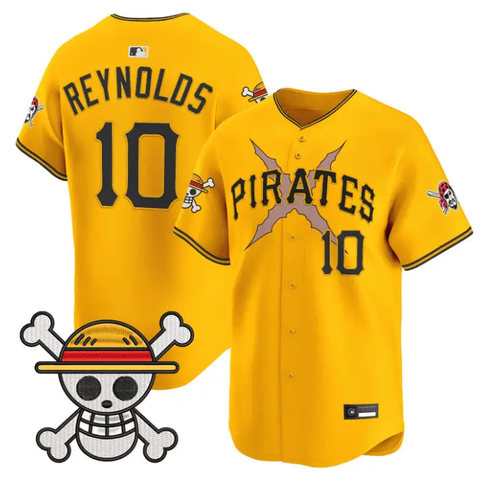 Bryan Reynolds Jersey #10 Pittsburgh Pirates One Piece Premier Stitched by My Store