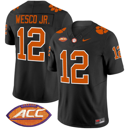 Bryant Wesco Jr Jersey #12 Clemson Tigers 2025 Vapor Limited Stitched by My Store NCAA Football Jerseys