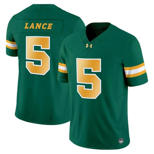 Bryce Lance Jersey #5 North Dakota State Bison Vapor Limited Stitched Green by My Store NCAA Football Jerseys