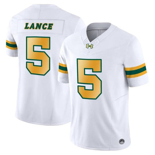 Bryce Lance Jersey #5 North Dakota State Bison Vapor Limited Stitched White by My Store NCAA Football Jerseys