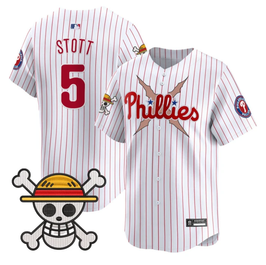 Bryson Stott Jersey #5 Philadelphia Phillies One Piece 2025 Stitched Stripes by My Store
