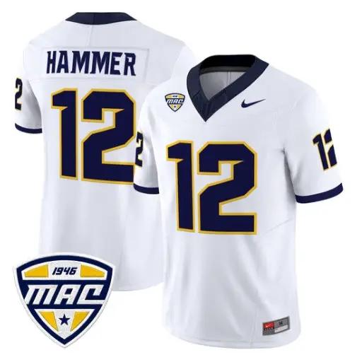 Bryson Hammer Jersey #12 Toledo Rockets 2026 Vapor Limited Stitched by My Store NCAA Football Jerseys