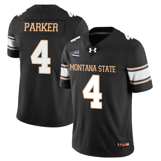 Bryson Parker Jersey #4 Montana State Bobcat Football 2025 Stitched by My Store NCAA Football Jerseys
