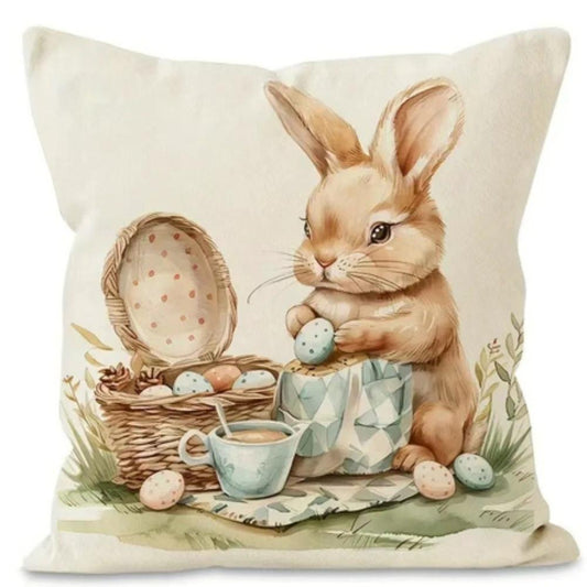 Bubboo Bunny Easter Cushion Covers Set by Casa & Beyond