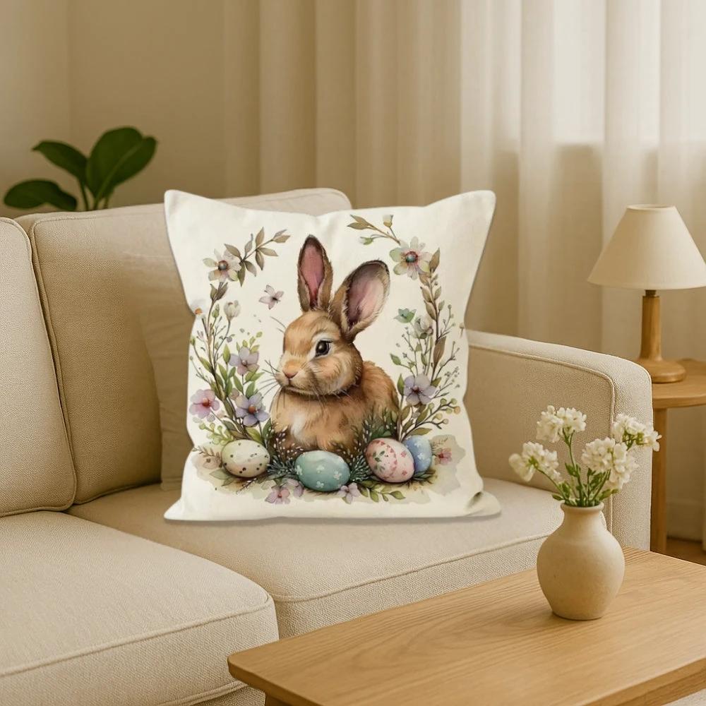 Bubboo Bunny Easter Cushion Covers Set by Casa & Beyond