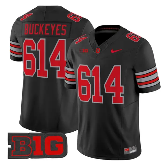 Buckeyes Jersey #614 Ohio State 2026 Tunnel Vision Limited Stitched by My Store NCAA Football Jerseys