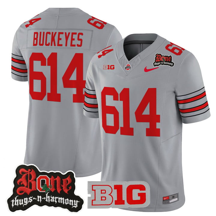 Buckeyes Jersey #614 Ohio State Buckeyes Bone Thugs-N-Harmony Stitched by My Store NCAA Football Jerseys