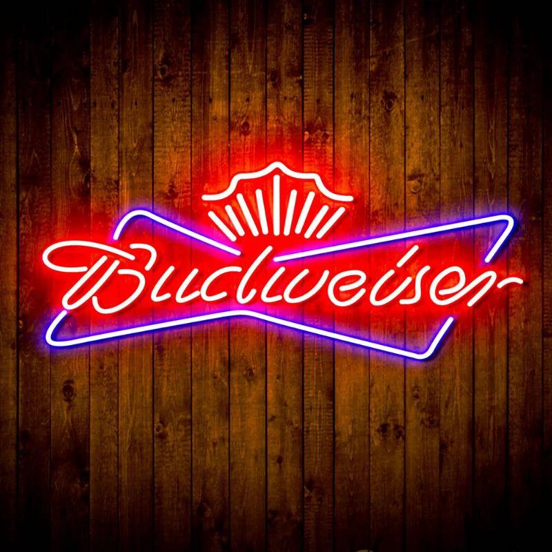 Budweiser Bar Neon LED Sign Bar Wall Decor Art by Neonchics