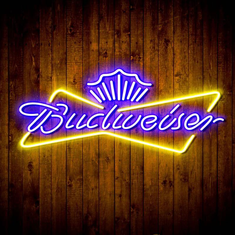 Budweiser Bar Neon LED Sign Bar Wall Decor Art by Neonchics