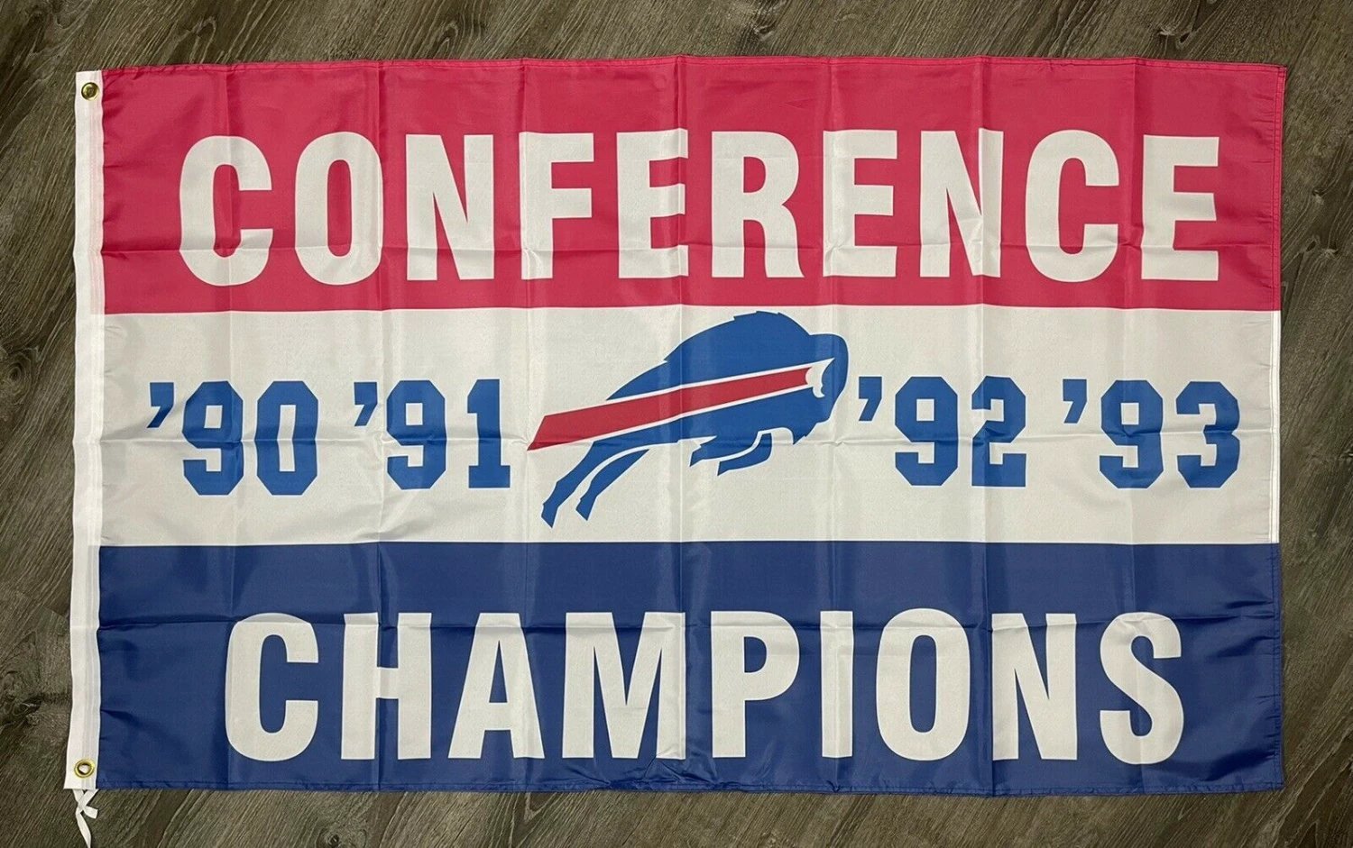 Buffalo Bills AFC Championship Flag 3x5 ft Blue Sports Banner Man-Cave New by flagsjustdoit