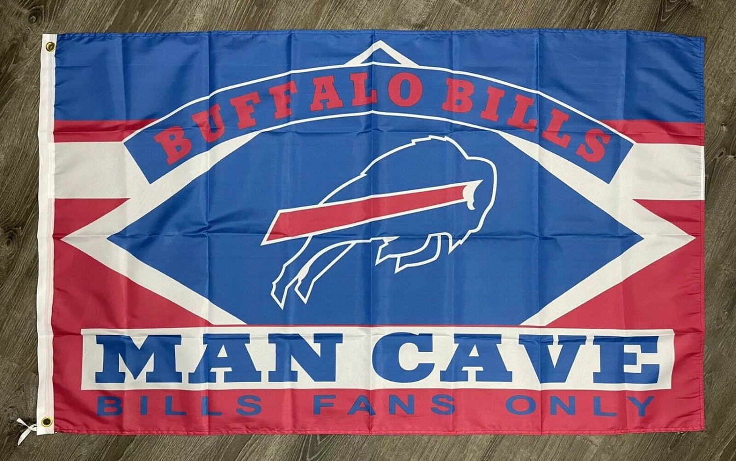 Buffalo Bills Man-Cave Flag 3x5 ft Football Sports Banner Garage Bar Pub New by flagsjustdoit