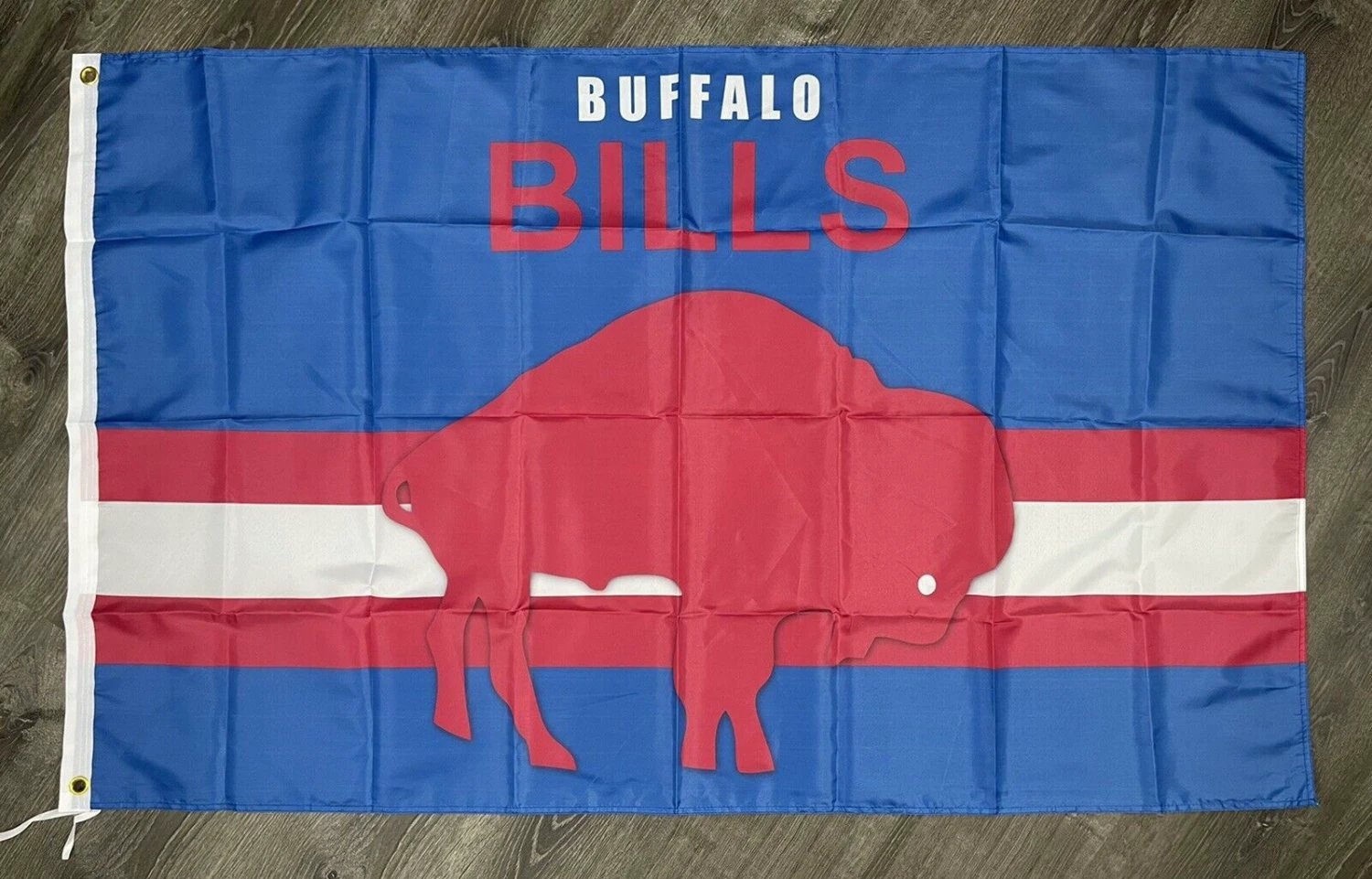 Buffalo Bills Retro Style Man-Cave Flag 3x5 ft Sports Banner Garage by flagsjustdoit