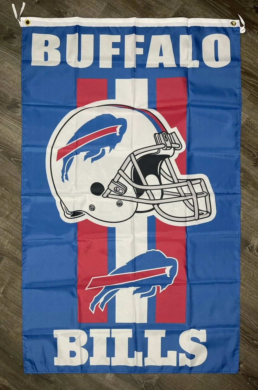 Buffalo BillsVertical Flag 3x5 ft Sports Blue Vertical Banner Man-Cave Garage by flagsjustdoit