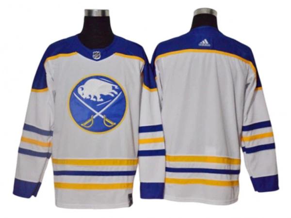 Buffalo Sabres Blank White 2021 Away Jersey by Hockey David