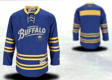 Buffalo Sabres Customized Blue Third Jersey by Hockey David