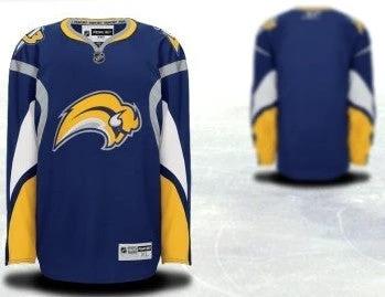 Buffalo Sabres Customized Blue Jersey by Hockey David
